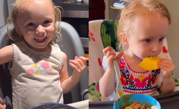 VIDEO: Niña extranjera conquista la red al preferir comer pozole mexicano que 'chicken nuggets'