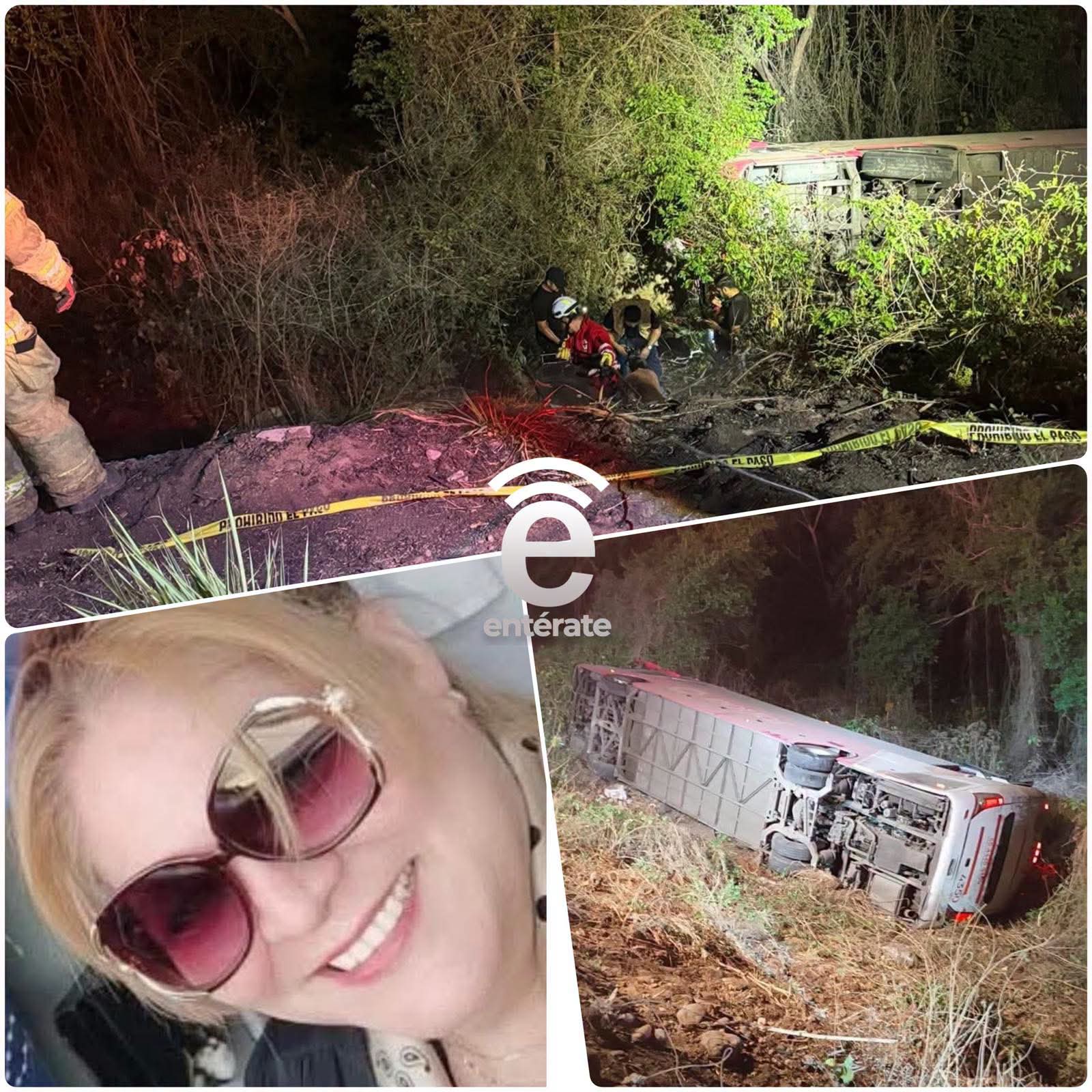 Lamentable: Trabajadora de gobierno fallece en accidente de autobús